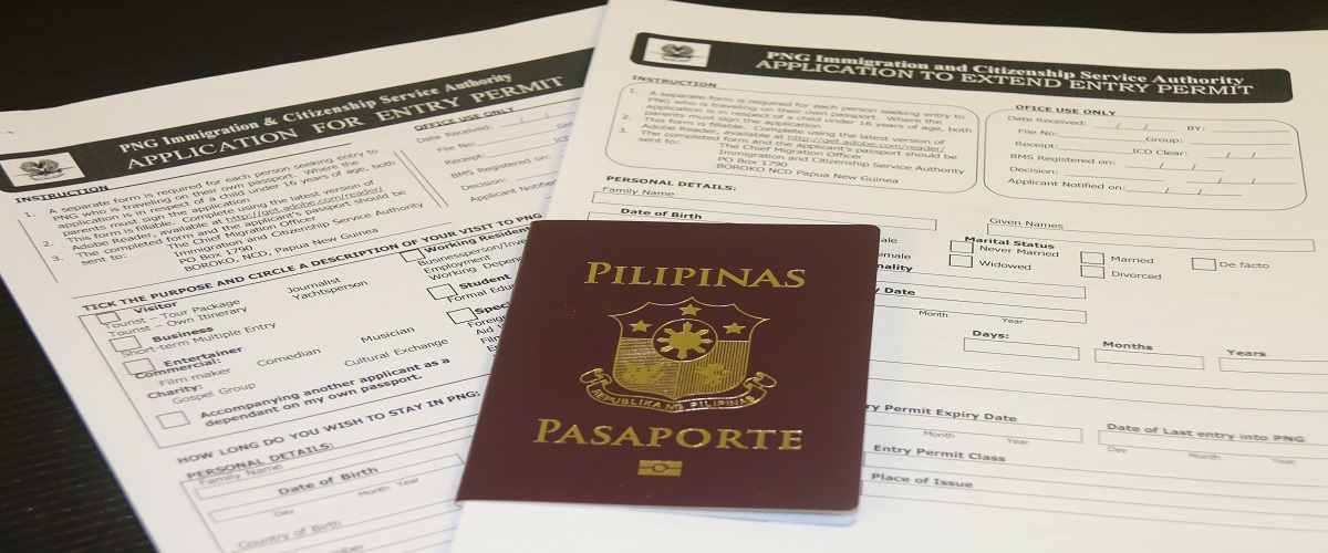 ENTRY PERMIT VISAS with PNG Immigration & Citizenship Authority
